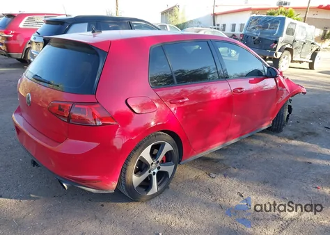 2015 Volkswagen Golf Gti 2.0T Autobahn W/Performance Package 4-Door z USA, uszkodzony, nr VIN 3VW547AU0FM104043